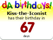 My birthday badge