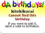 My birthday badge