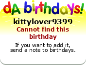 My birthday badge
