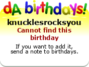 My birthday badge