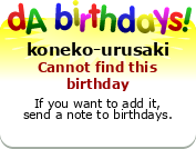 My birthday badge