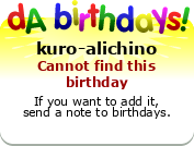 My birthday badge