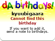My birthday badge