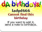My birthday badge