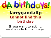 My birthday badge