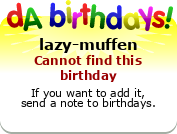 My birthday badge
