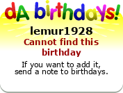 My birthday badge