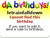 My birthday badge