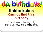 My birthday badge