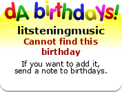 My birthday badge
