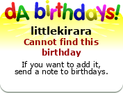 My birthday badge