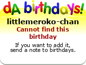 My birthday badge