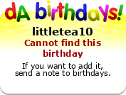 My birthday badge