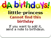 My birthday badge