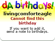 My birthday badge