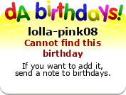 My birthday badge