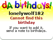 My birthday badge