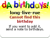 My birthday badge