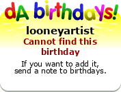 My birthday badge