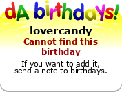 My birthday badge