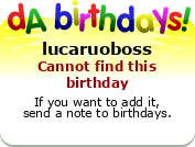 My birthday badge