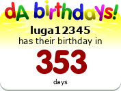My birthday badge