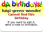 My birthday badge