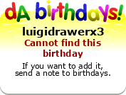 My birthday badge