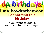 My birthday badge