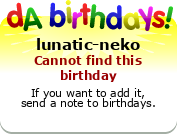 My birthday badge