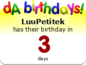 My birthday badge