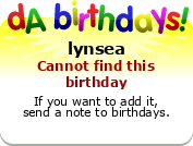 My birthday badge