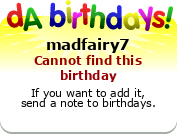 My birthday badge
