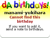 My birthday badge