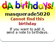 My birthday badge