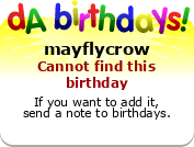 My birthday badge