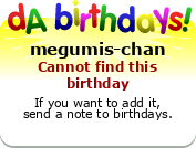 My birthday badge