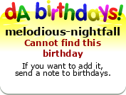 My birthday badge