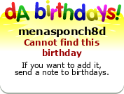 My birthday badge