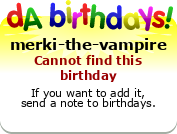 My birthday badge