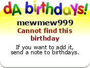 My birthday badge