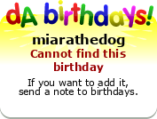 My birthday badge