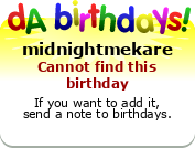 My birthday badge