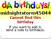 My birthday badge