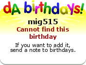 My birthday badge