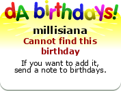 My birthday badge