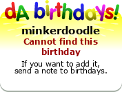 My birthday badge