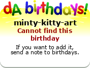My birthday badge