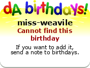 My birthday badge