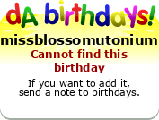 My birthday badge